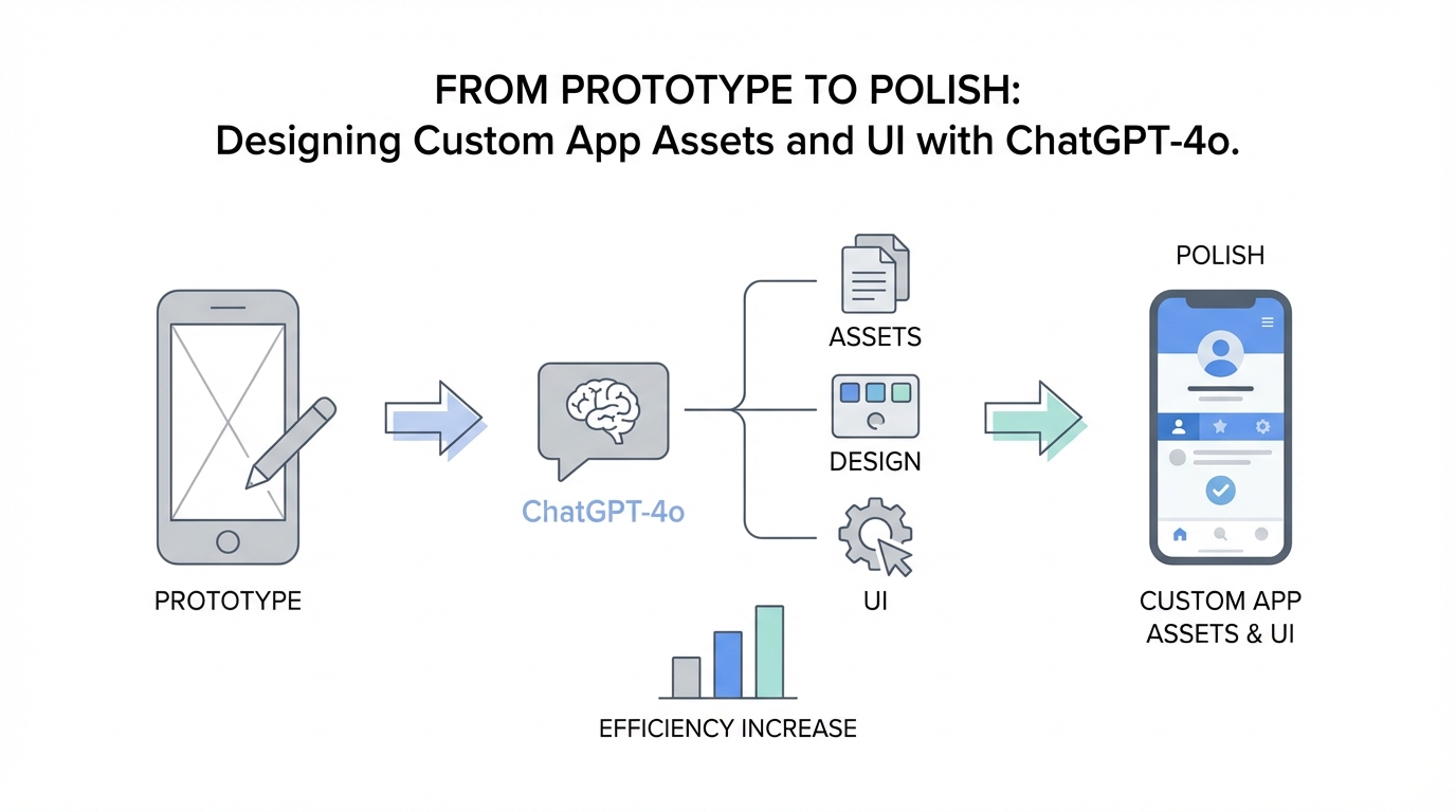 From Prototype to Polish: Designing Custom App Assets and UI with ChatGPT-4o