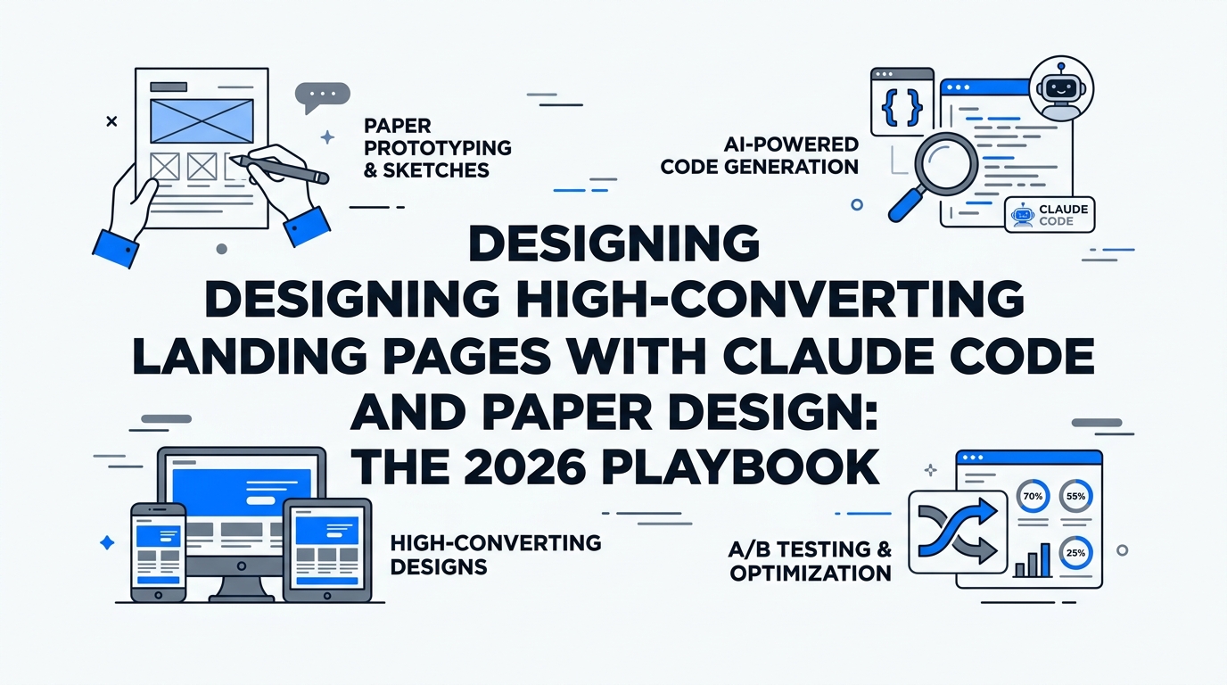Designing High-Converting Landing Pages with Claude Code and Paper Design: The 2026 Playbook