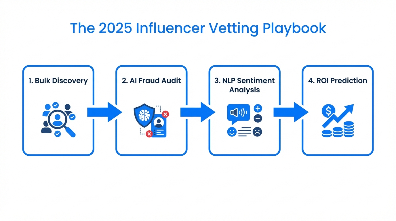 Strategic framework for modern influencer vetting and auditing.