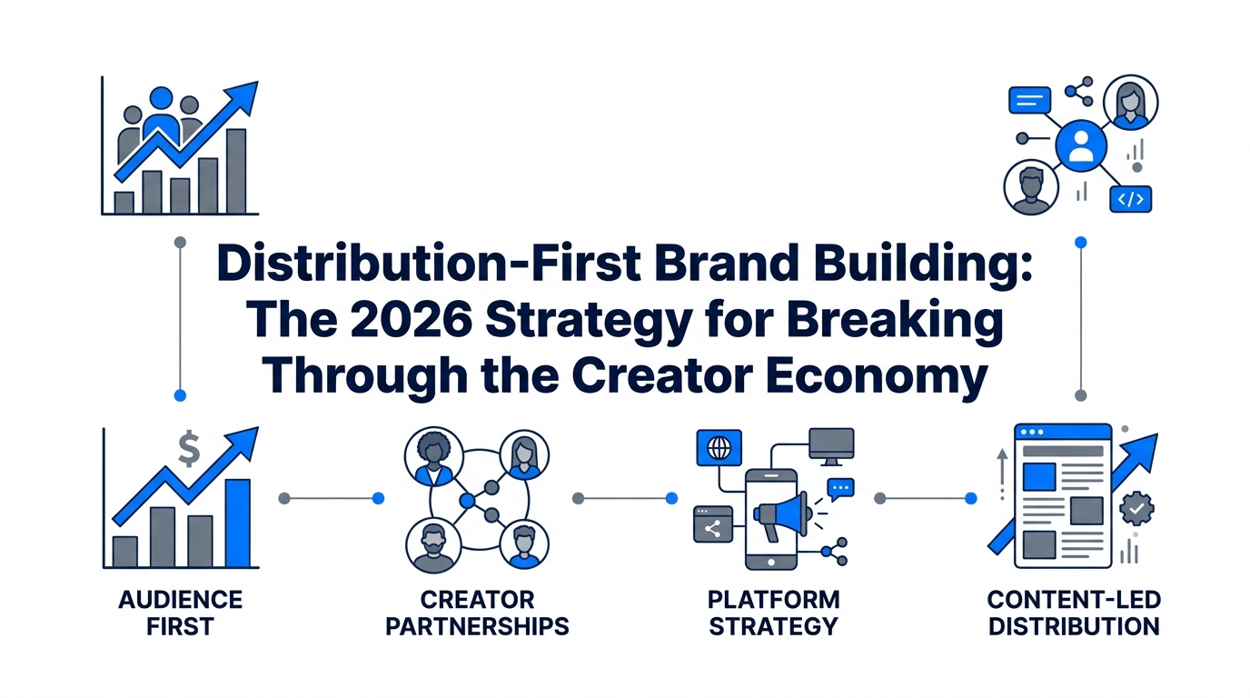 Distribution-First Brand Building: The 2026 Strategy for Breaking Through the Creator Economy