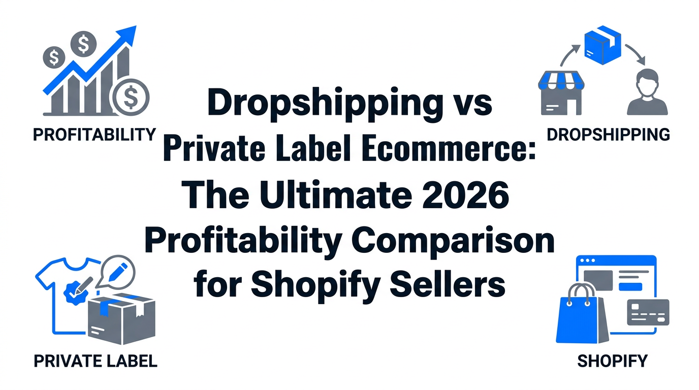 Dropshipping vs Private Label Ecommerce: The Ultimate 2026 Profitability Comparison for Shopify Sellers