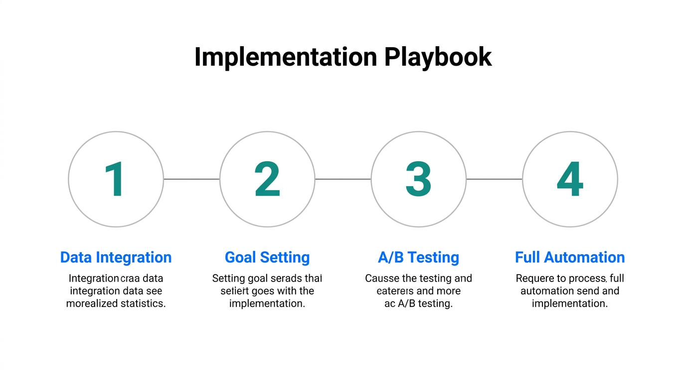 Four-step playbook for implementing dynamic pricing in eCommerce.