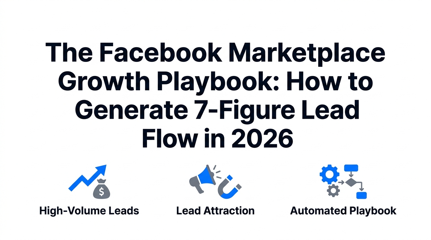 The Facebook Marketplace Growth Playbook: How to Generate 7-Figure Lead Flow in 2026