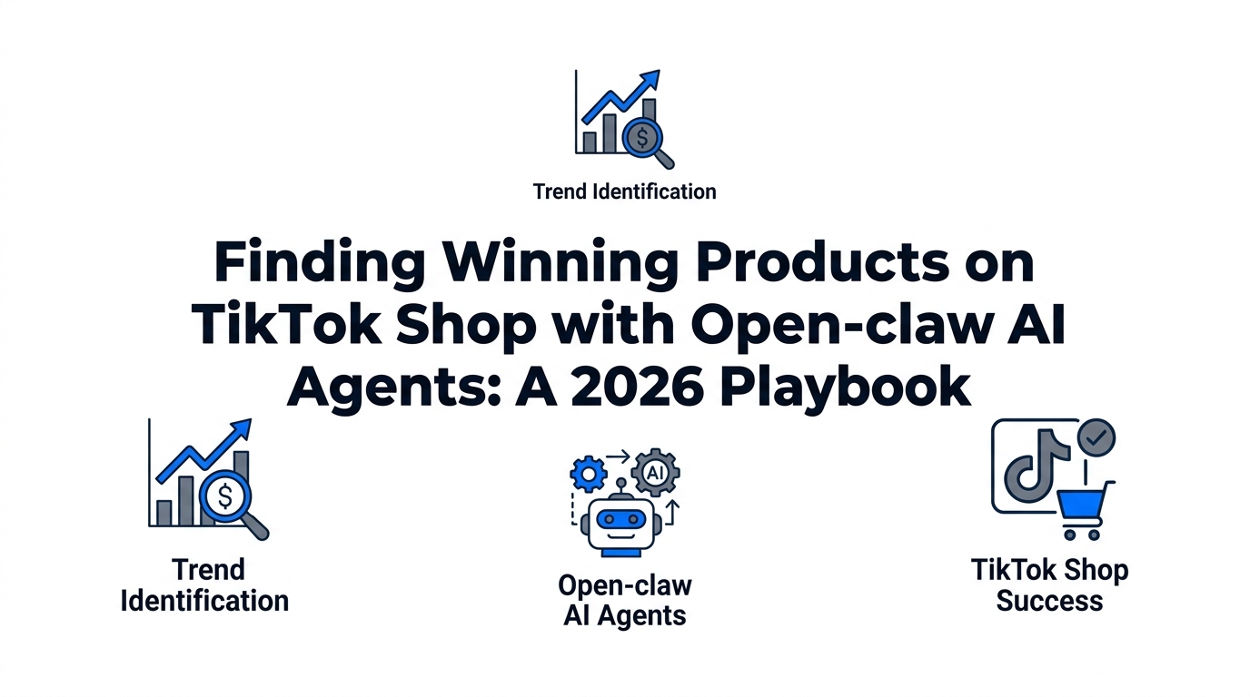 Finding Winning Products on TikTok Shop with Open-claw AI Agents: A 2026 Playbook