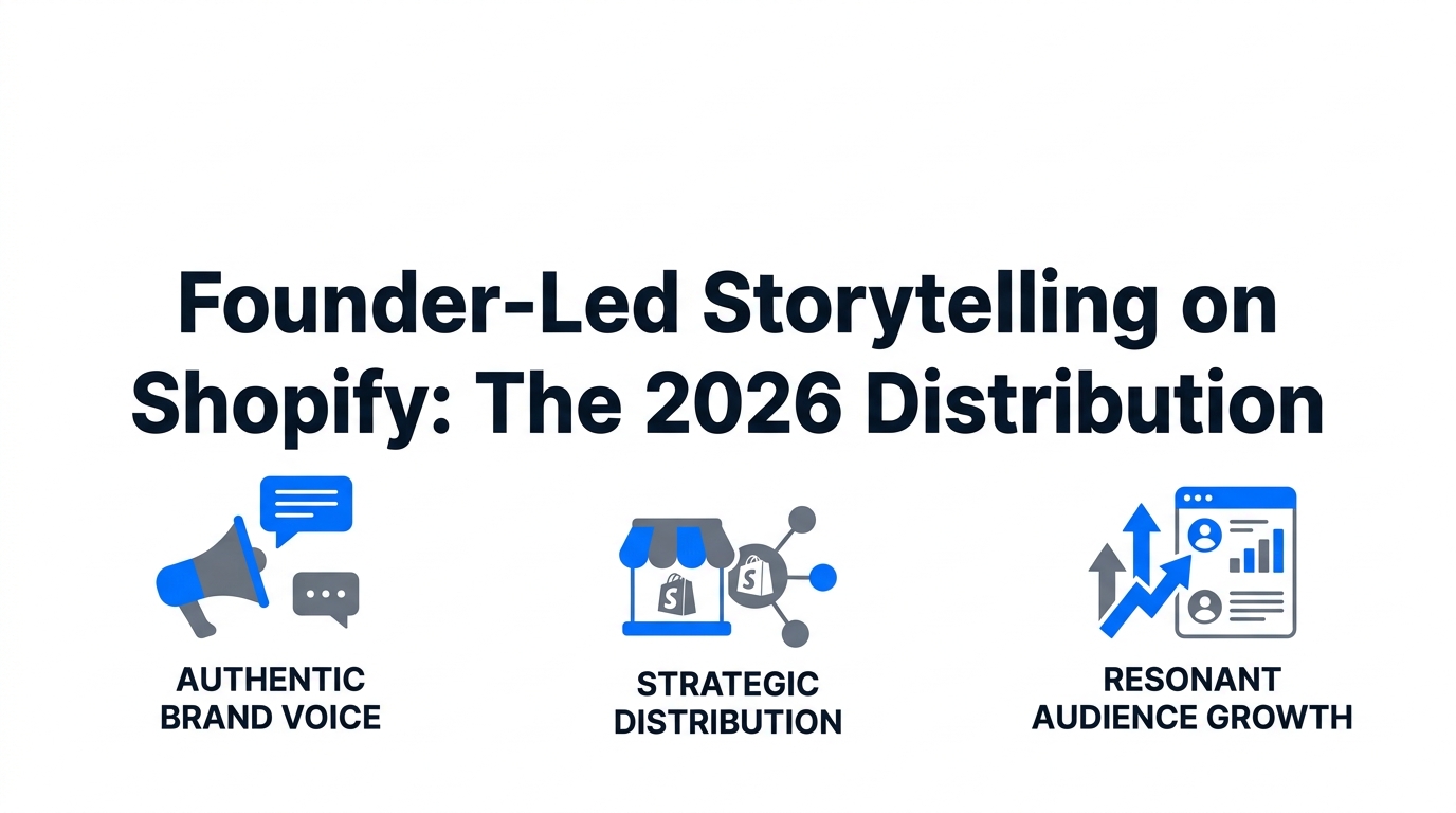 Founder-Led Storytelling on Shopify: The 2026 Distribution Playbook for Brands