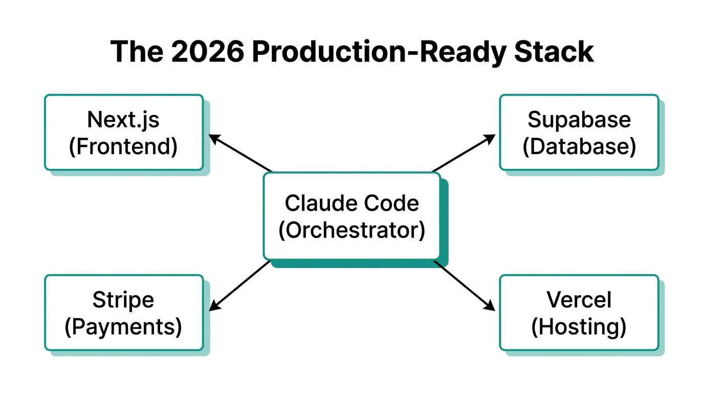 The essential 'Boring Stack' components for a $1k SaaS launch.