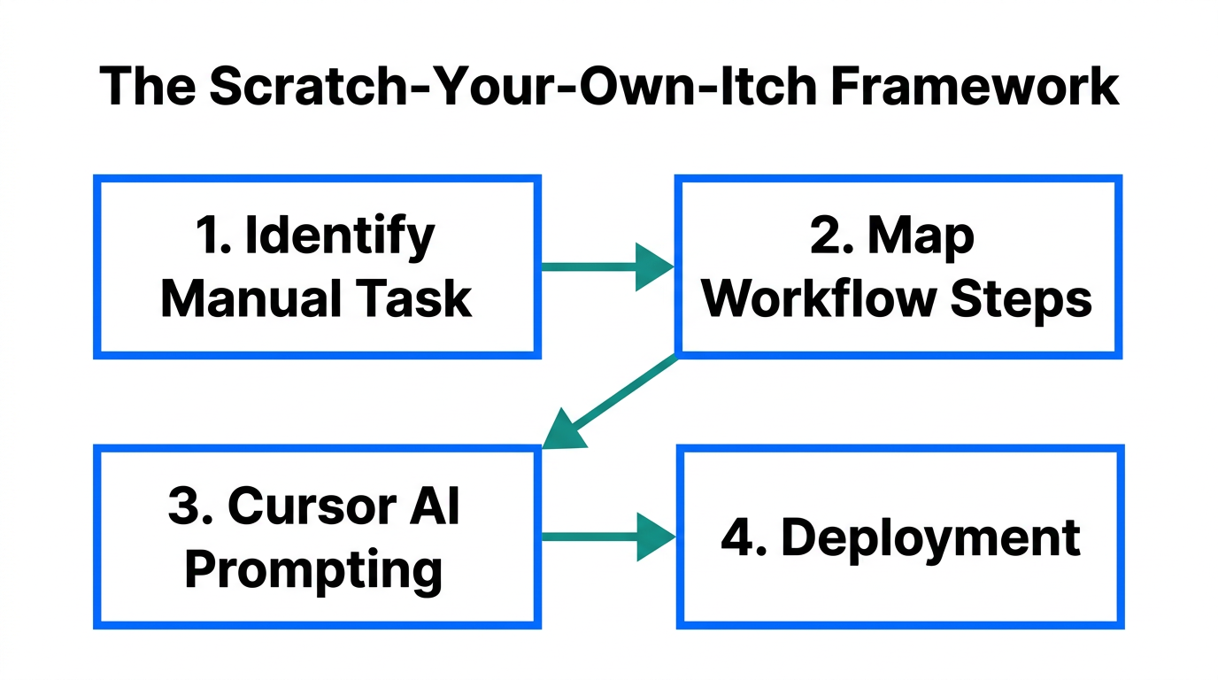 A four-step framework for identifying and automating marketing pain points.