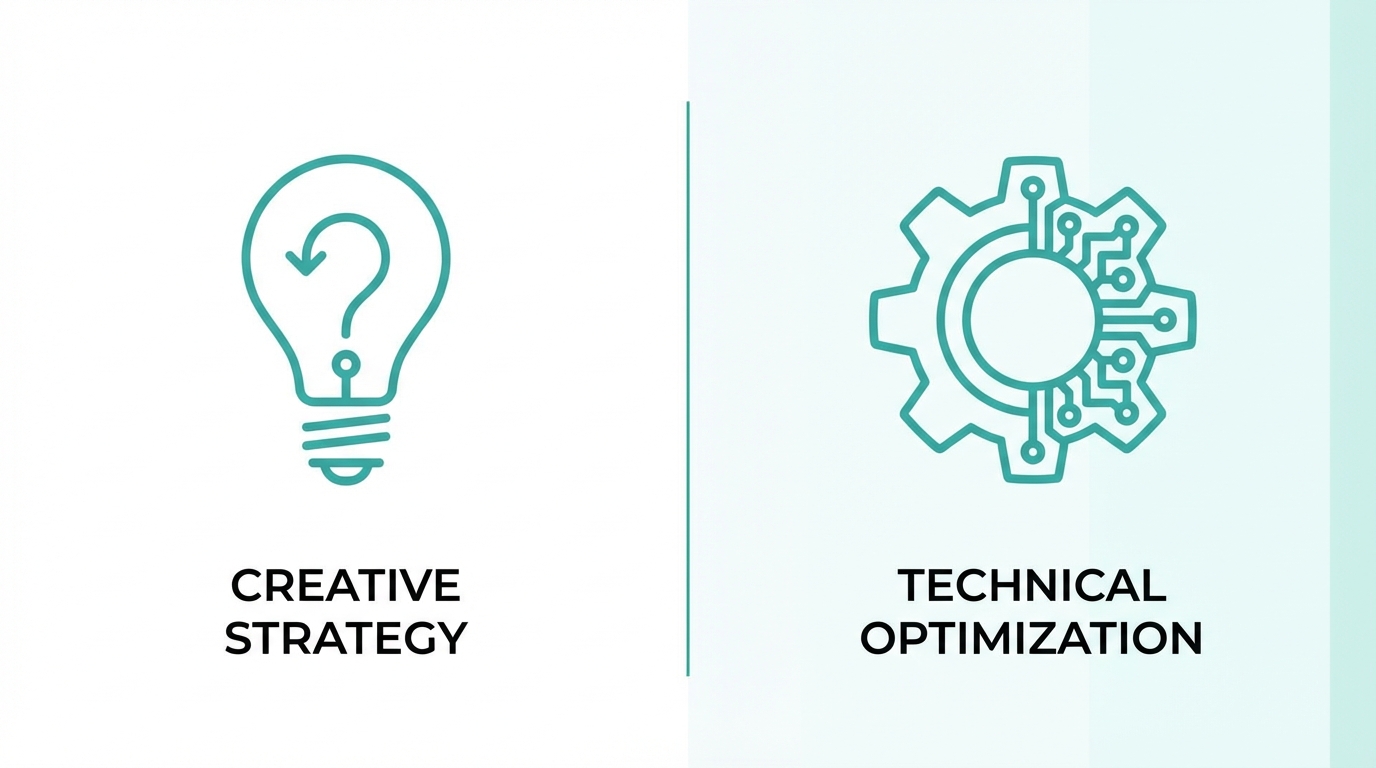 Creative Strategy Vs Technical Optimization