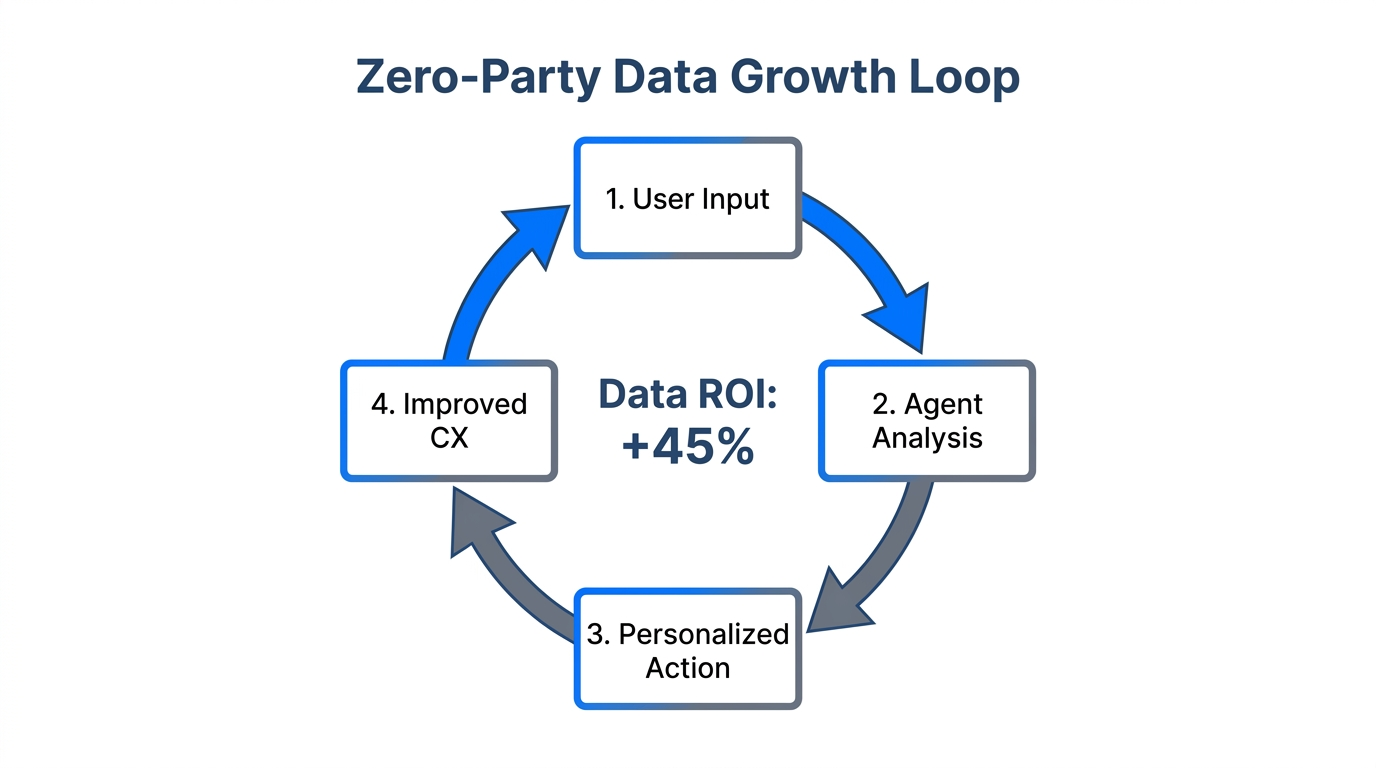 The continuous growth loop driven by zero-party data and AI.