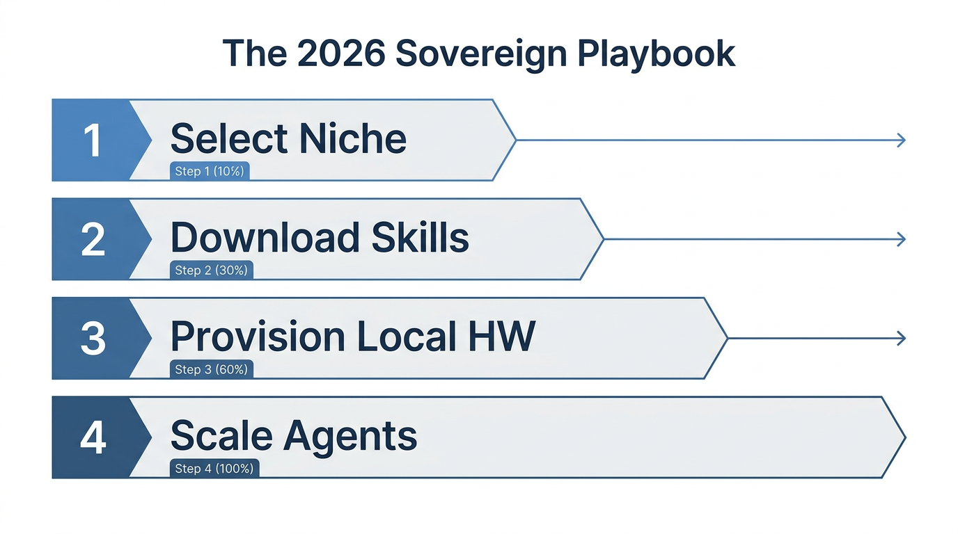 Four-step roadmap to building an autonomous marketing agency.