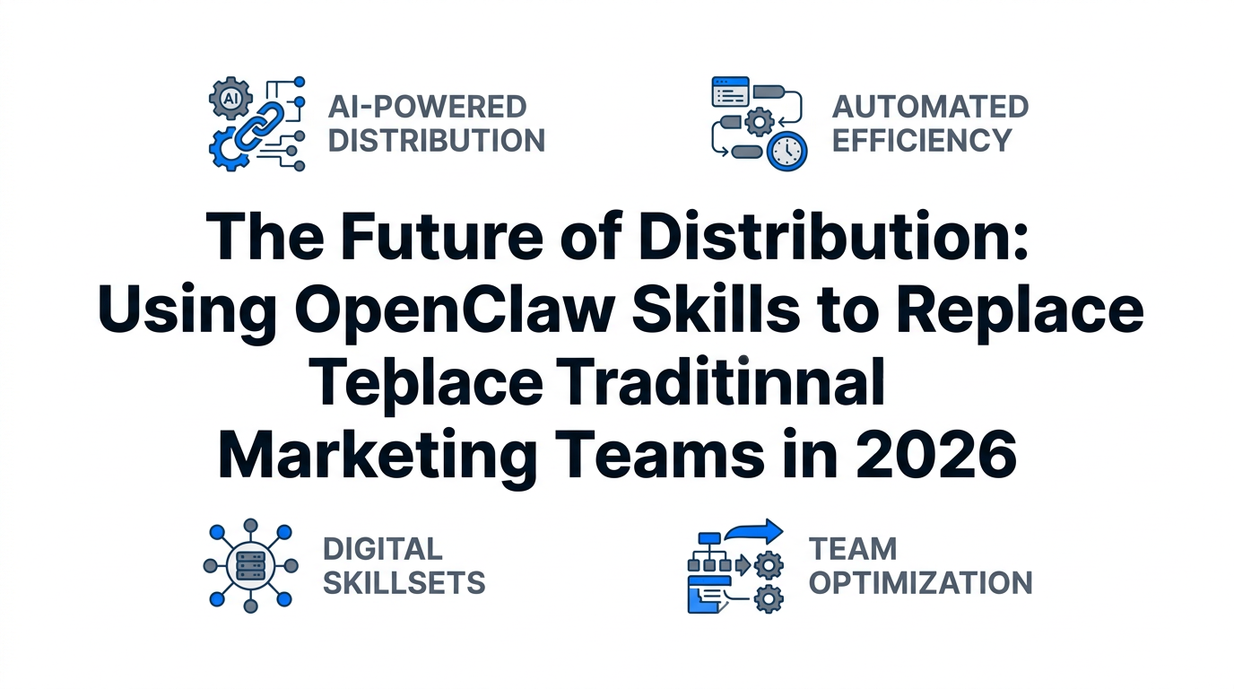 The Future of Distribution: Using OpenClaw Skills to Replace Traditional Marketing Teams in 2026