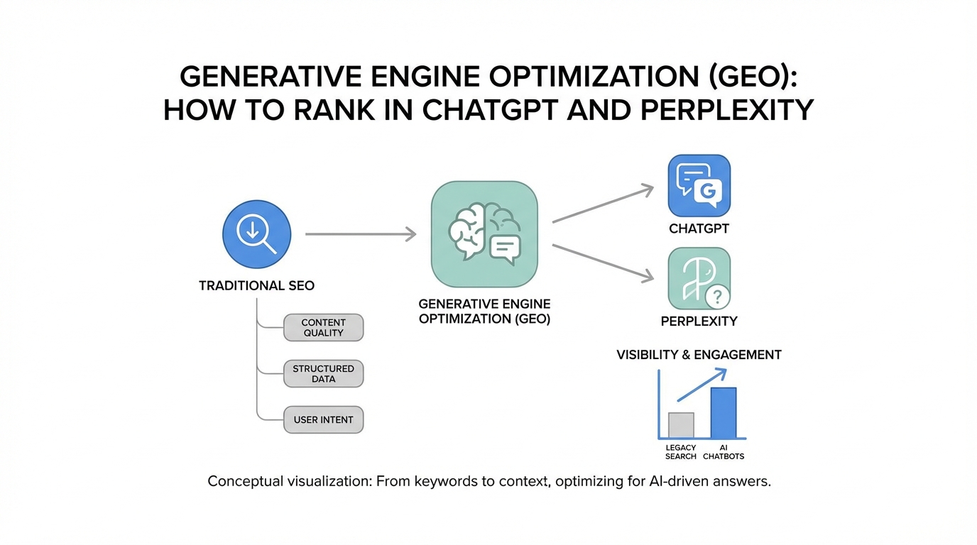 Generative Engine Optimization (GEO): How to Rank in ChatGPT and Perplexity