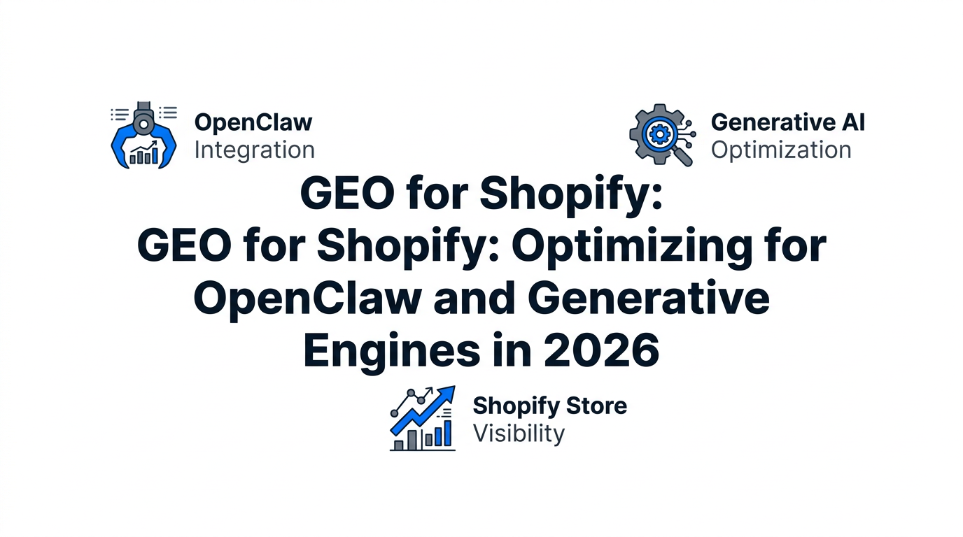 GEO for Shopify: Optimizing for OpenClaw and Generative Engines in 2026