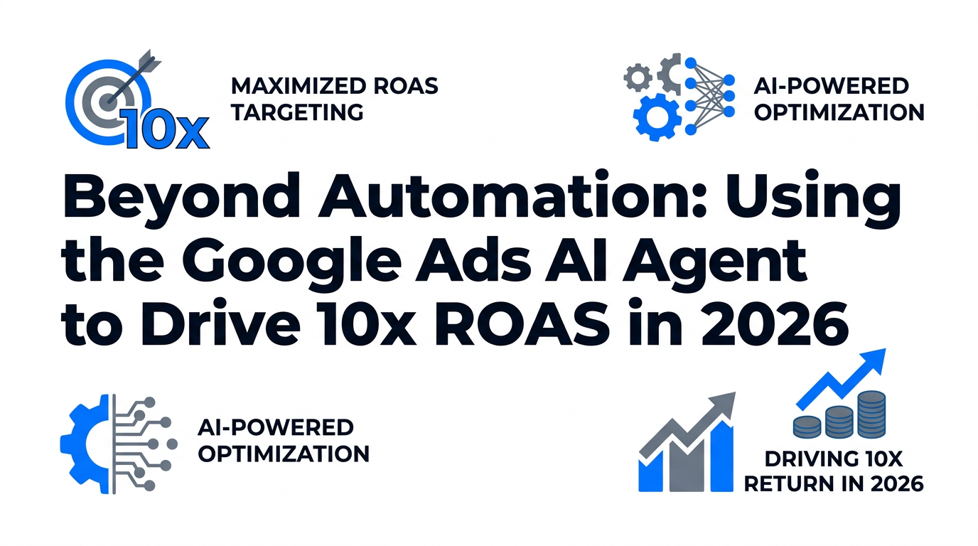 Beyond Automation: Using the Google Ads AI Agent to Drive 10x ROAS in 2026