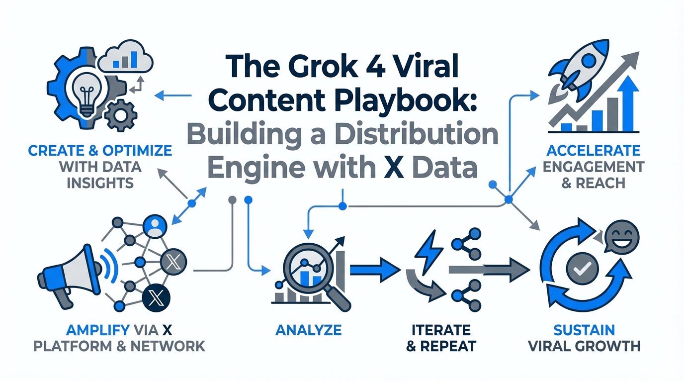 The Grok 4 Viral Content Playbook: Building a Distribution Engine with X Data