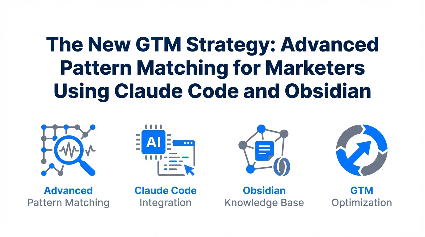 The New GTM Strategy: Advanced Pattern Matching for Marketers Using Claude Code and Obsidian