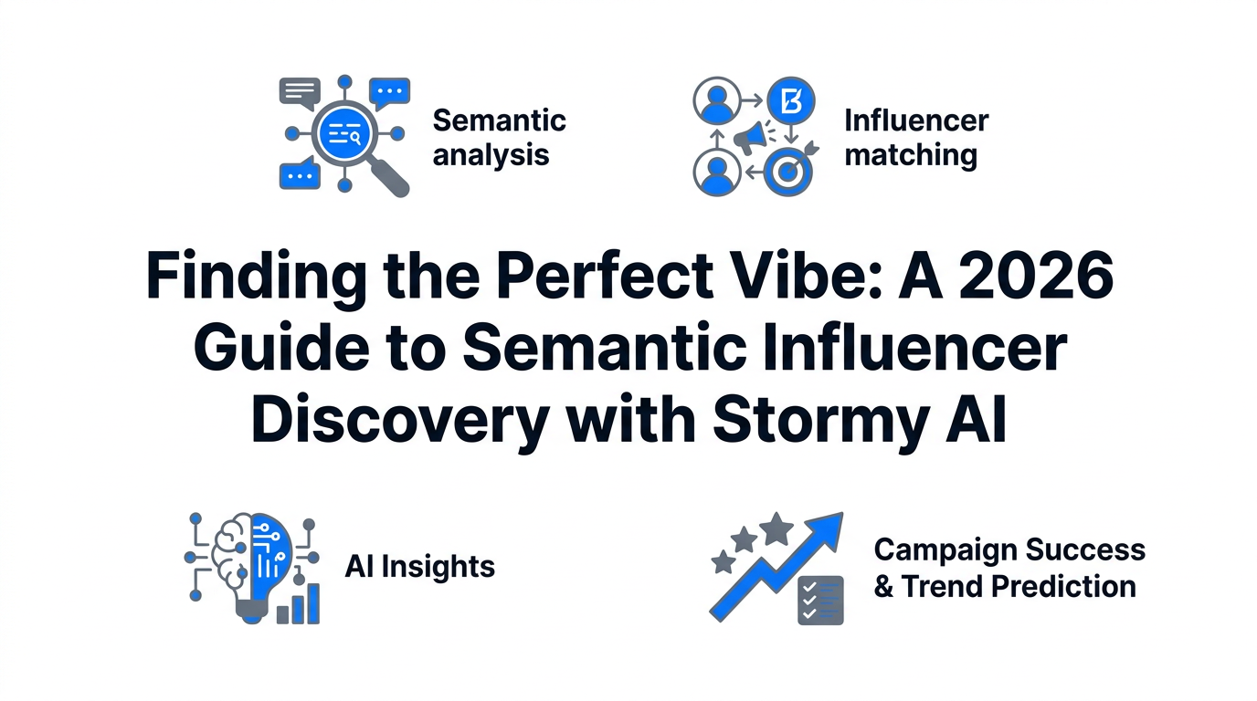 Finding the Perfect Vibe: A 2026 Guide to Semantic Influencer Discovery with Stormy AI