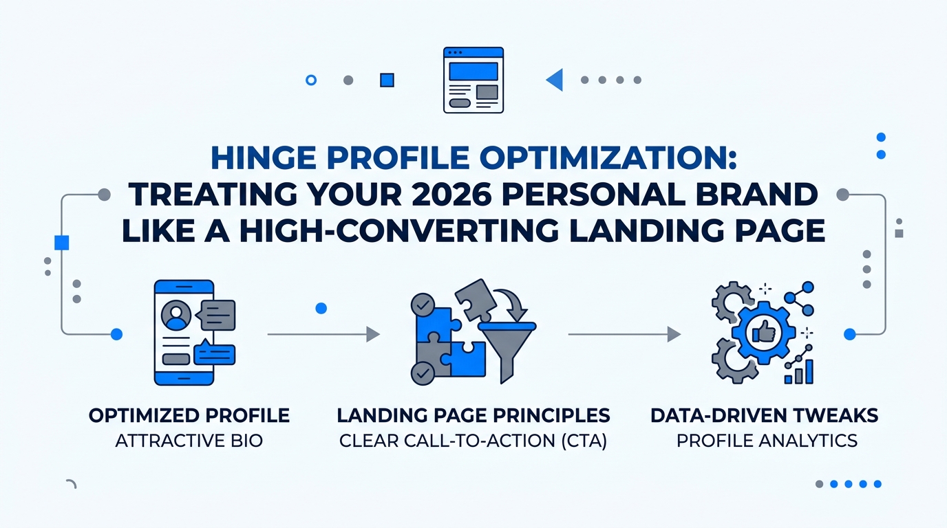 Hinge Profile Optimization: Treating Your 2026 Personal Brand Like a High-Converting Landing Page