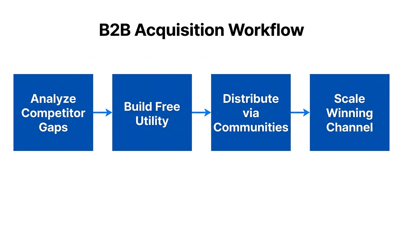 An actionable workflow for implementing a modern B2B distribution playbook.
