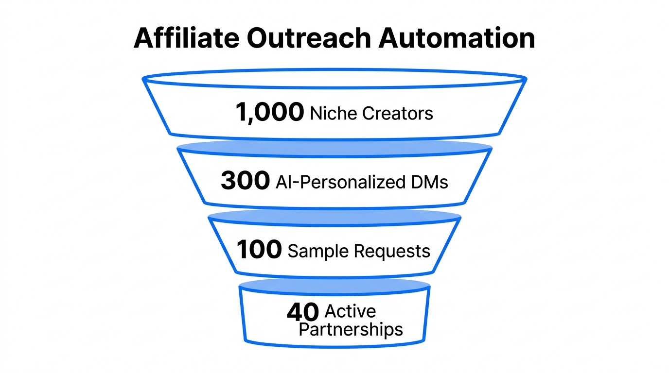 Scaling creator partnerships using automated AI outreach funnels.