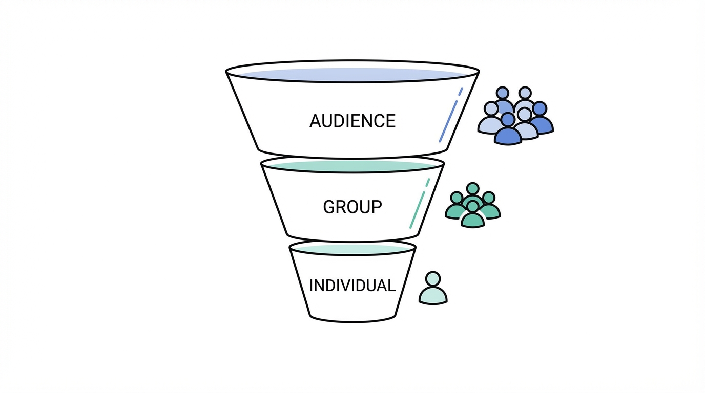 Three Stage Recruitment Funnel