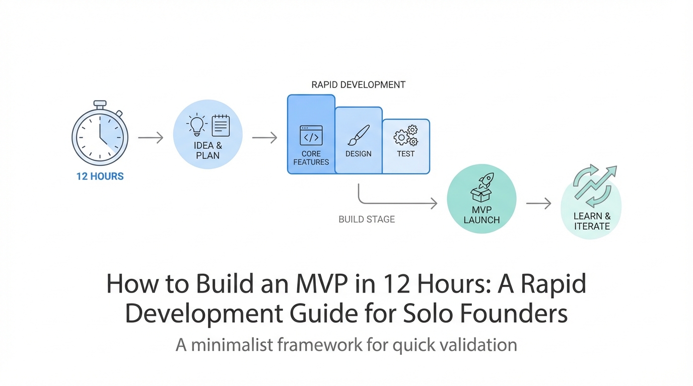 How to Build an MVP in 12 Hours: A Rapid Development Guide for Solo Founders