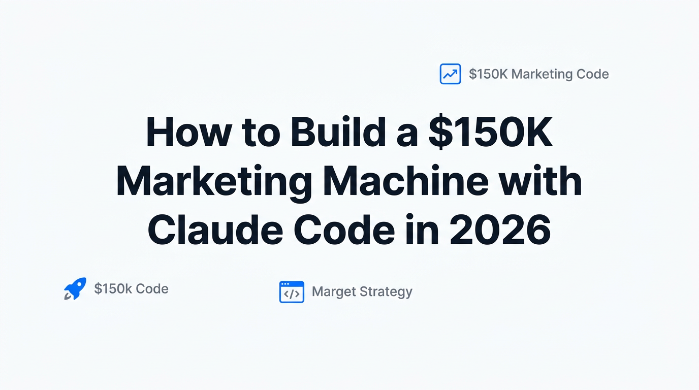 How to Build a $150K Marketing Machine with Claude Code in 2026