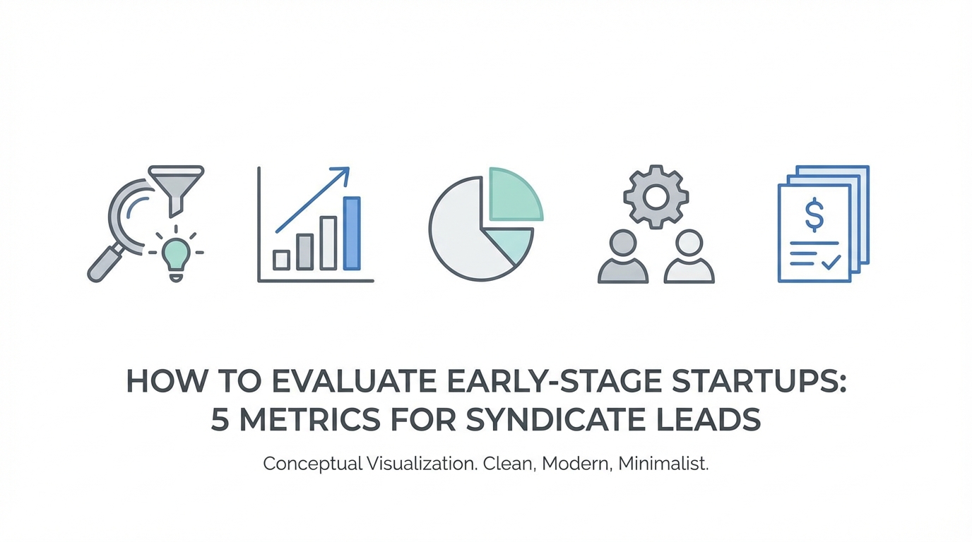 How to Evaluate Early-Stage Startups: 5 Metrics for Syndicate Leads