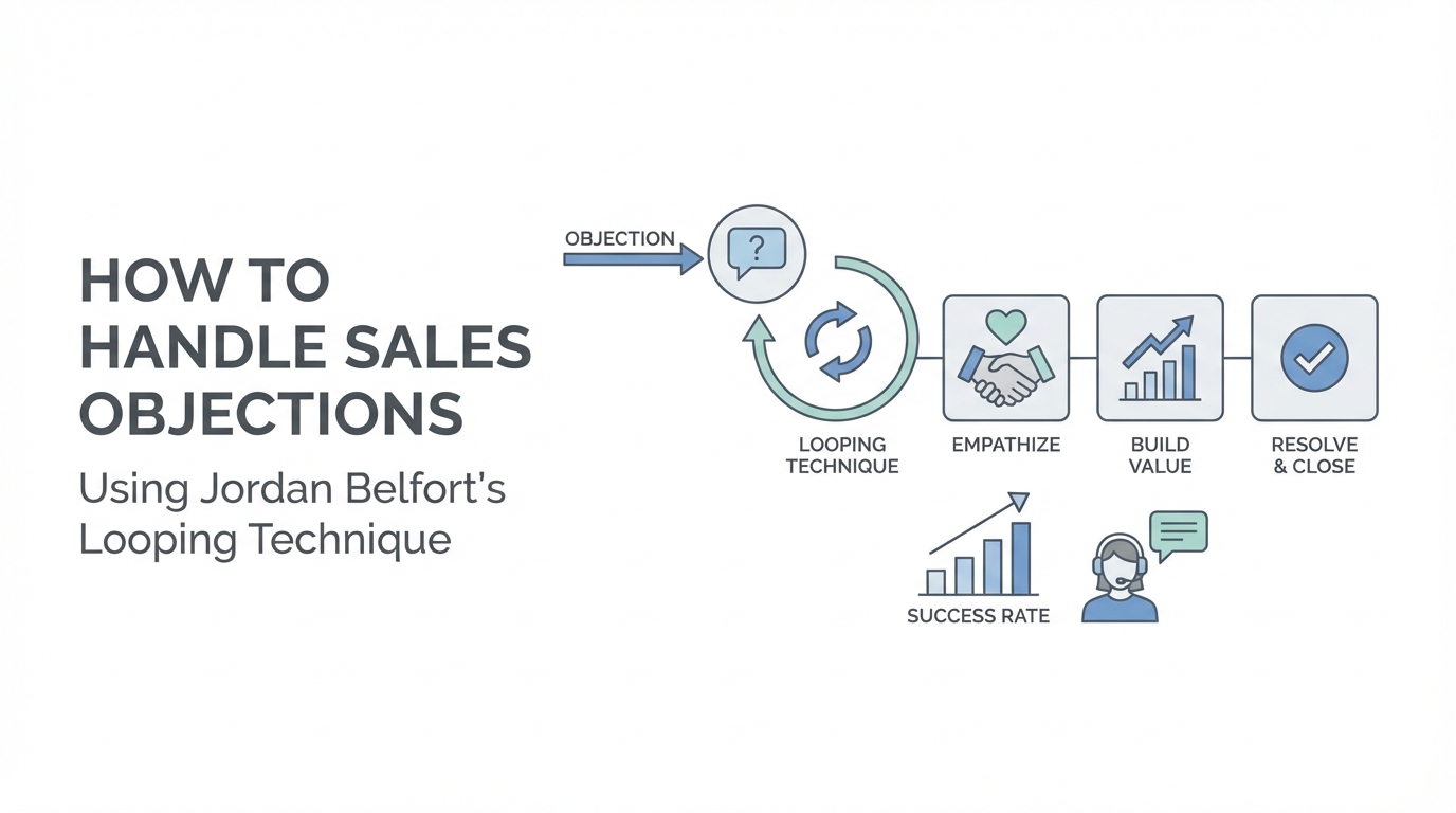 How to Handle Sales Objections Using Jordan Belfort’s Looping Technique