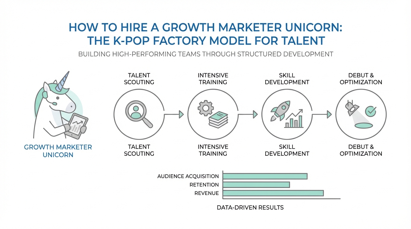 How to Hire a Growth Marketer Unicorn: The K-Pop Factory Model for Talent