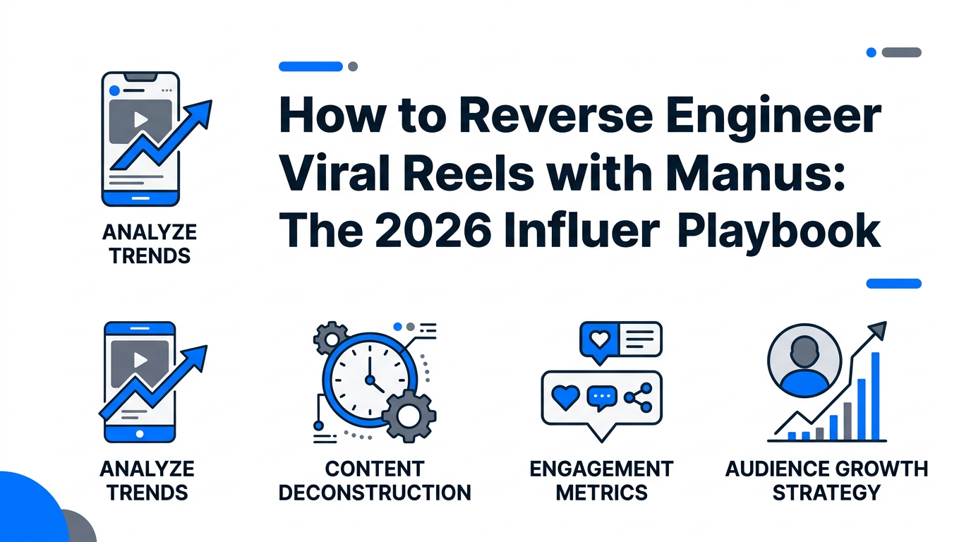 How to Reverse Engineer Viral Reels with Manus: The 2026 Influencer Playbook