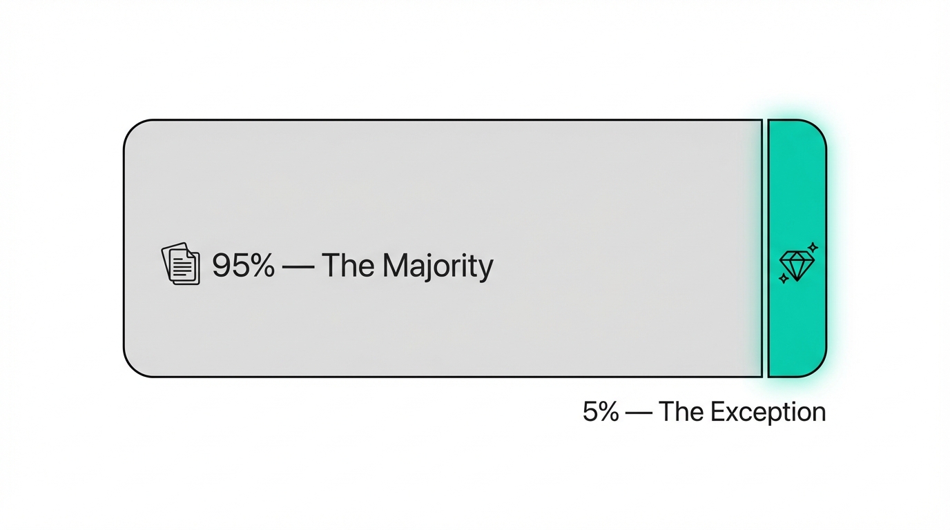 The 95 5 Content Rule