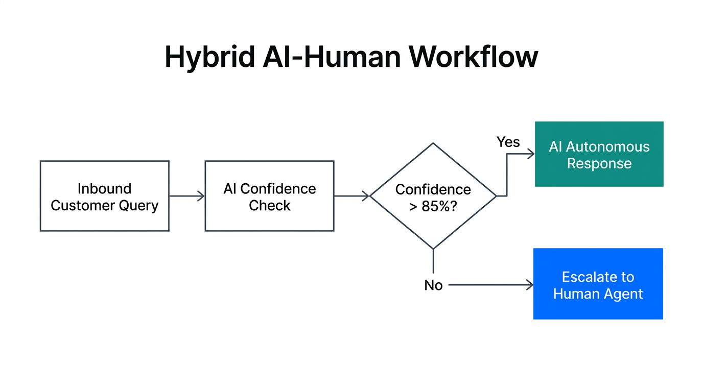 How OpenClaw identifies when to escalate tickets to humans.