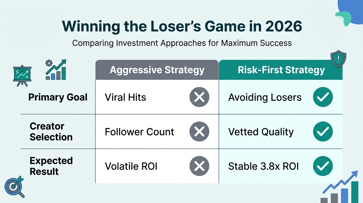 Comparing high-risk viral strategies against a stable risk-first approach.