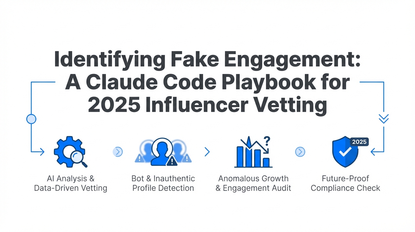 Identifying Fake Engagement: A Claude Code Playbook for 2025 Influencer Vetting