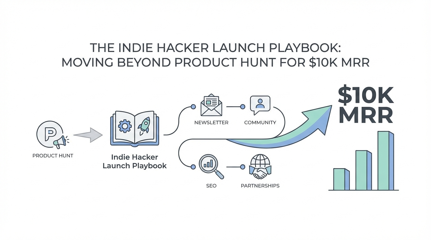 The Indie Hacker Launch Playbook: Moving Beyond Product Hunt for $10K MRR