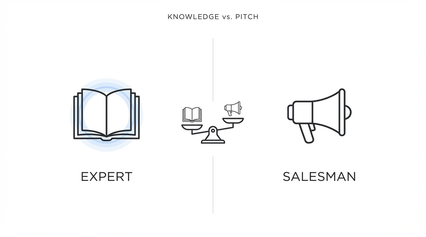 The Authority Theory Expert Vs Salesman