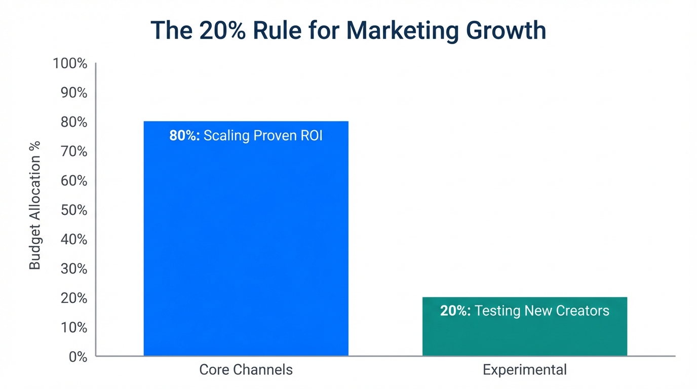 The Sheets & Giggles strategy for balancing proven channels with experimental tests.