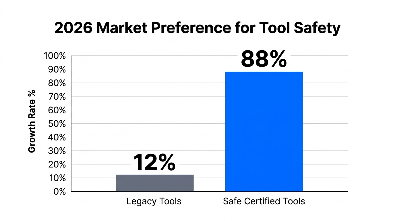 Market shift towards marketing tools with certified safety and compliance.
