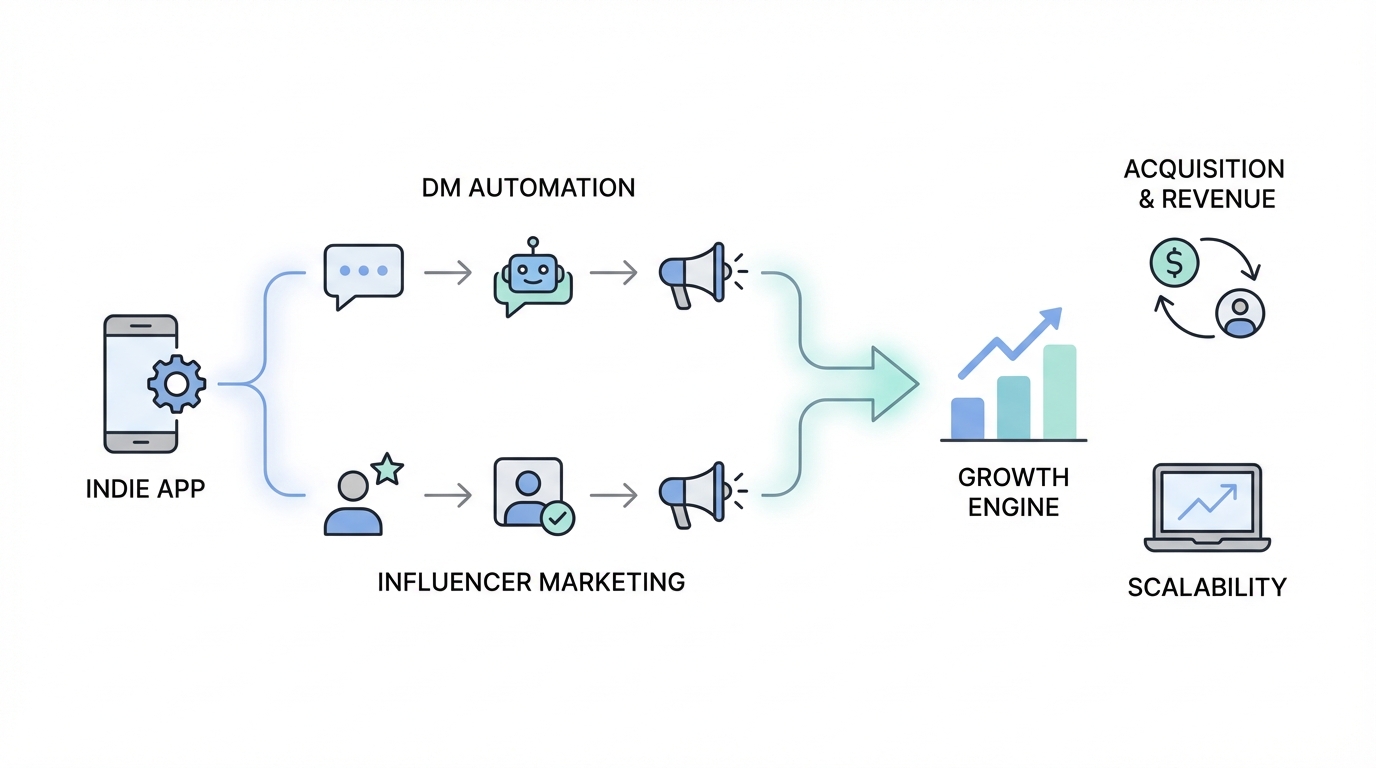 Instagram DM Automation and Influencer Marketing: The Growth Engine for Indie Apps