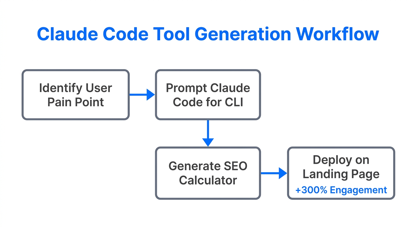Workflow for building high-intent SEO tools using Claude Code.