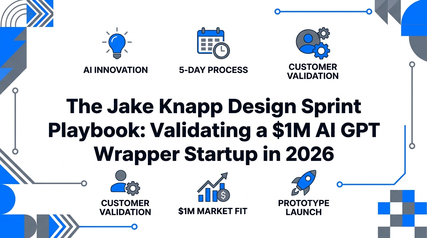 The Jake Knapp Design Sprint Playbook: Validating a $1M AI GPT Wrapper Startup in 2026