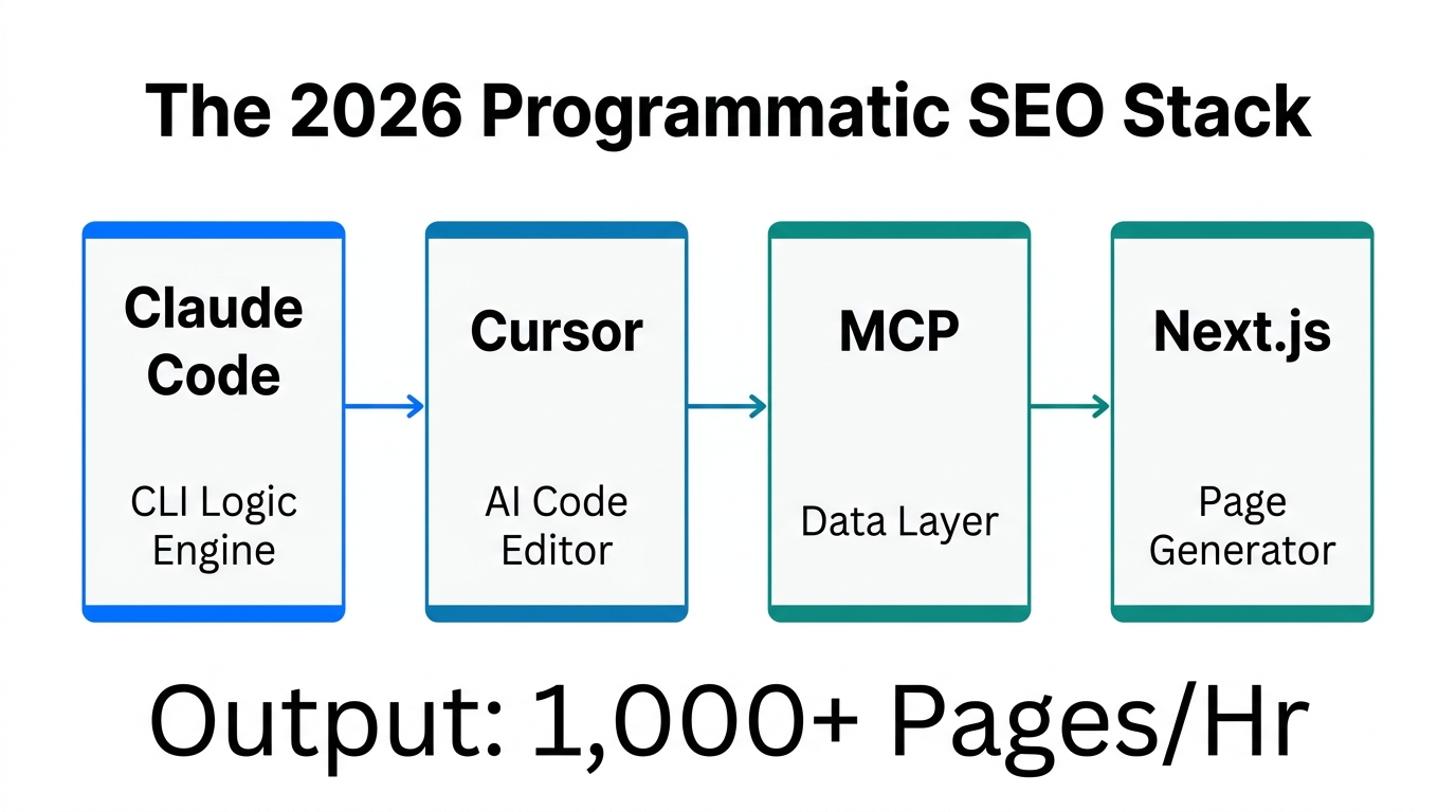 The core AI and development stack for rapid SEO scaling.