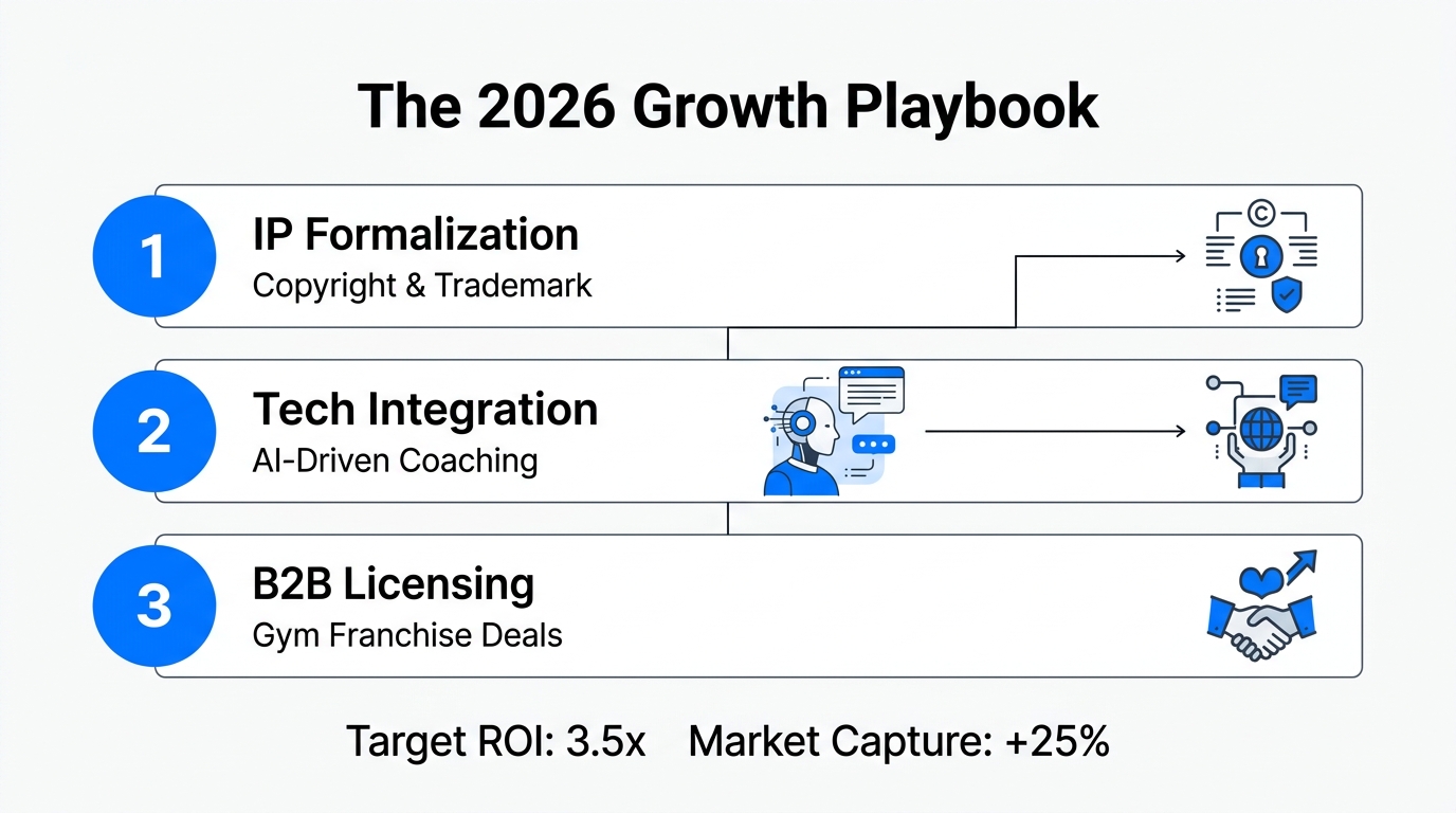 Three-step strategic roadmap for scaling into the 2026 market.
