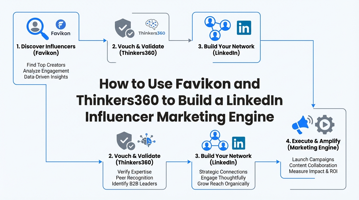 How to Use Favikon and Thinkers360 to Build a LinkedIn Influencer Marketing Engine