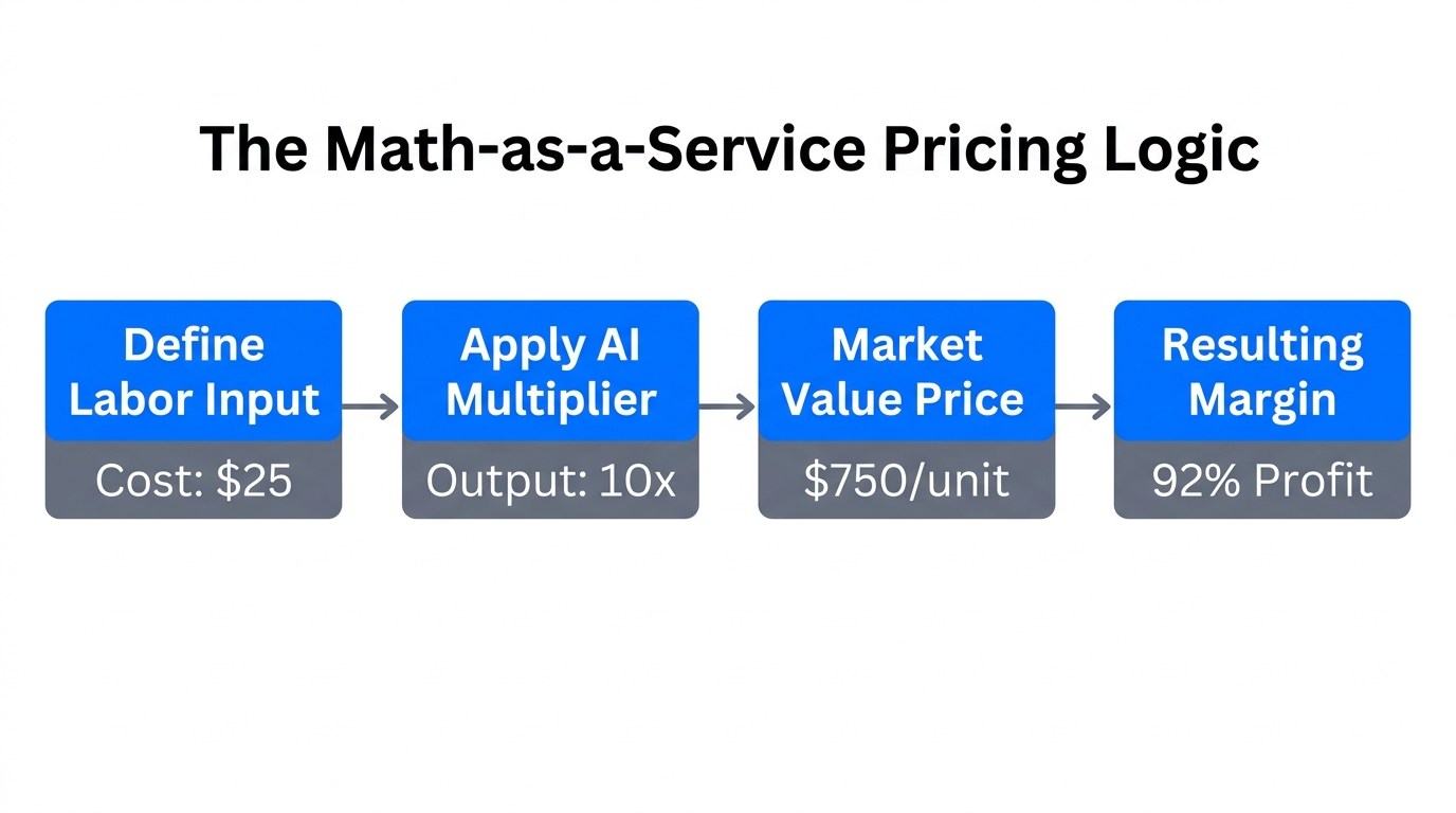 The four-step process for calculating high-margin service pricing.