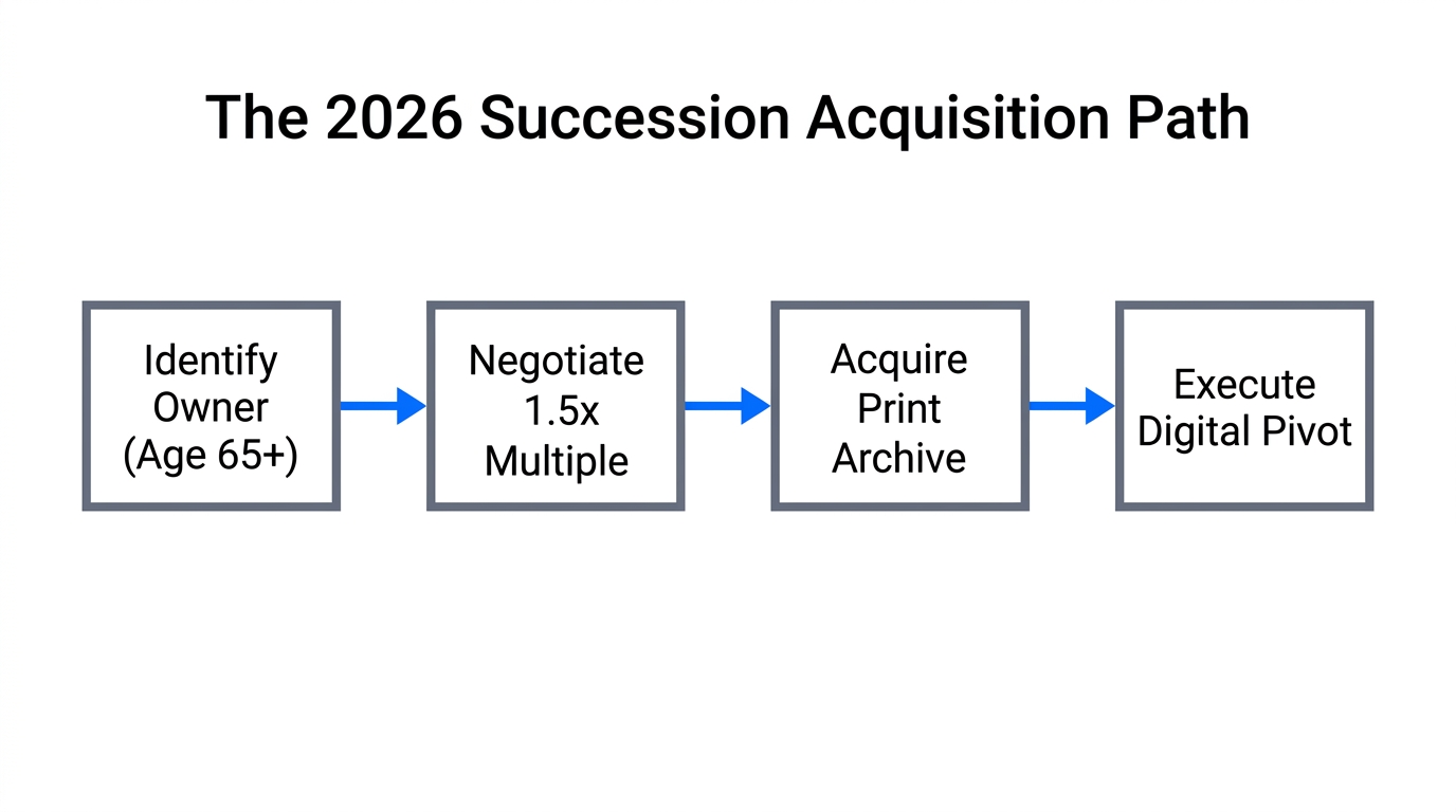 The strategic roadmap for acquiring aging local media assets in 2026.