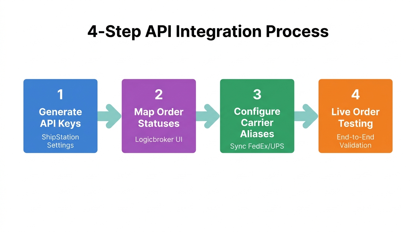 Step-by-step guide to connecting your ShipStation API to Logicbroker.