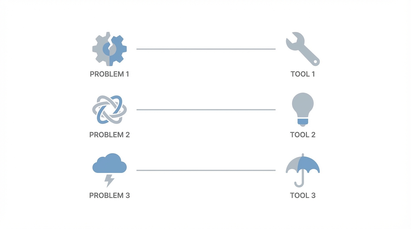 Mapping Problems To Solutions