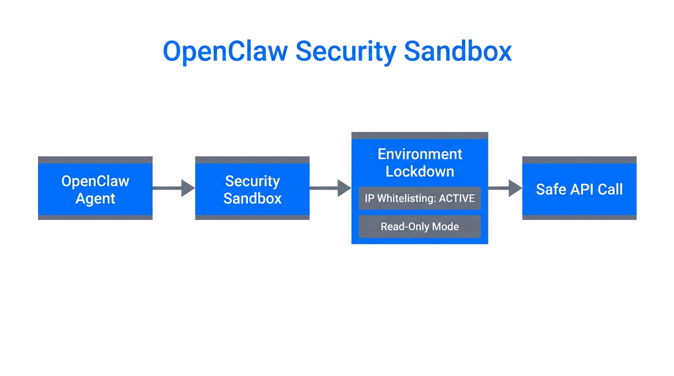 Architecture for isolating OpenClaw agents within a secure sandbox.